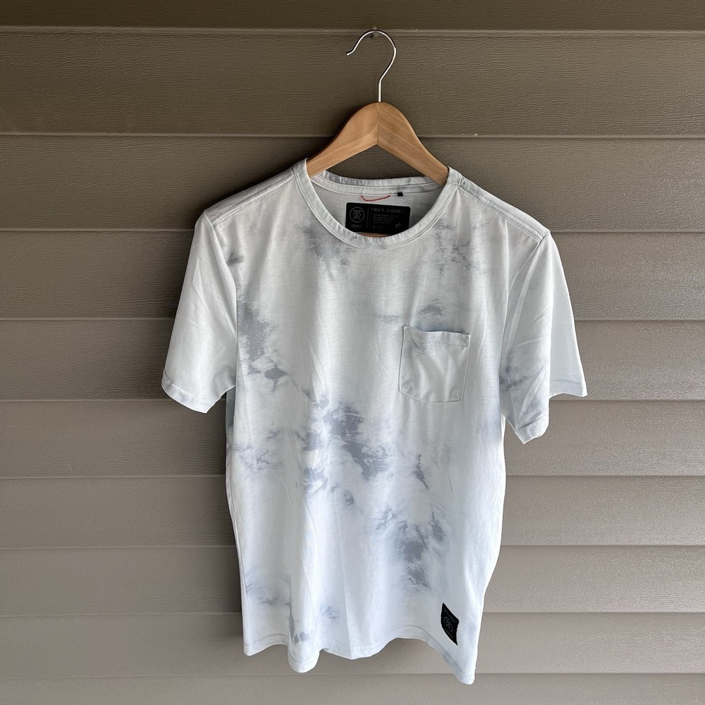Roark Mathis Active Tie Dye Long Sleeve Tee Men's S Graphic Adventure outdoor